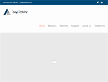 Tablet Screenshot of paayatech.com